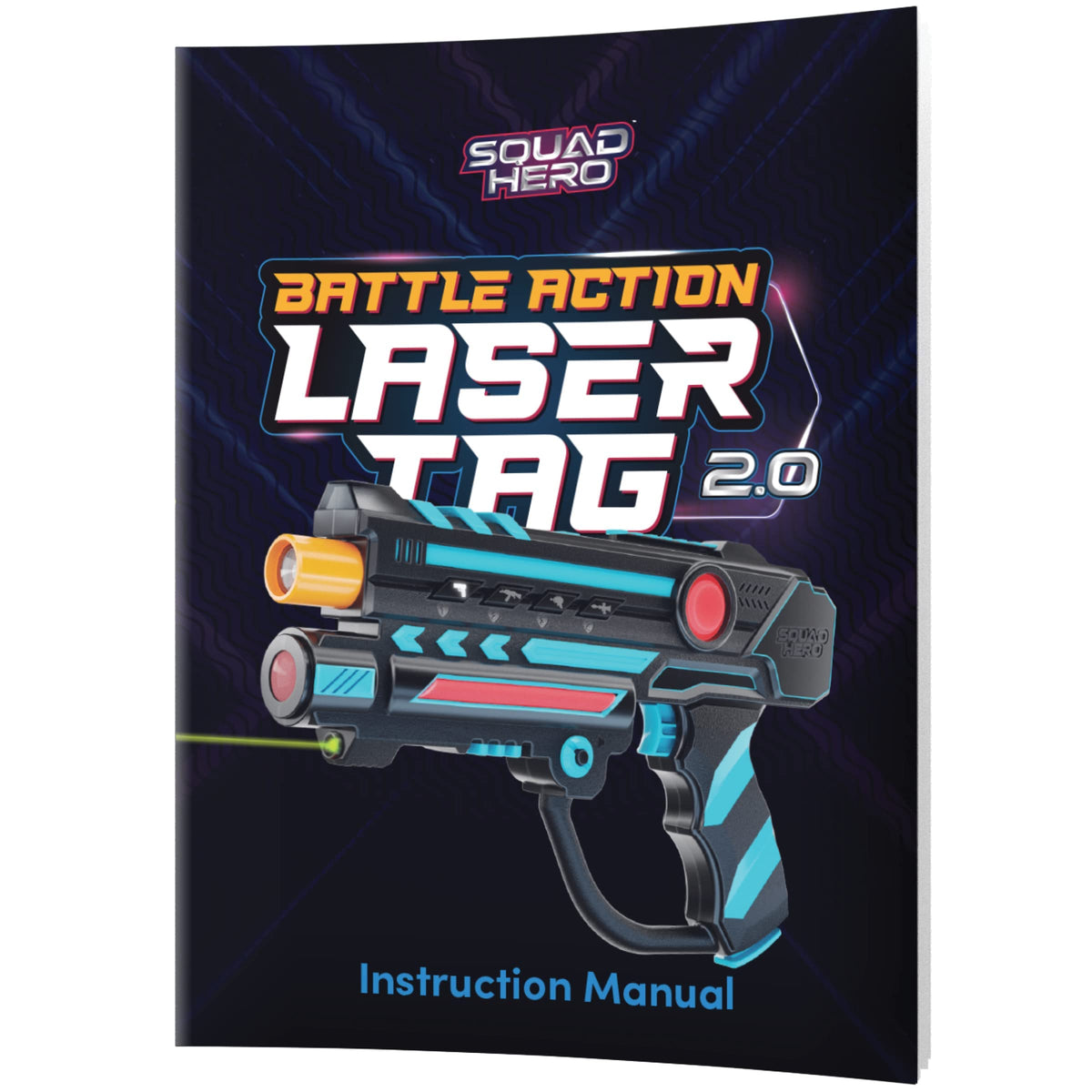 Squad Hero Rechargeable Laser Tag 360° Sensors + LCDs - Set of 4 - Birthday Gift Ideas for Kids Teens & Adults Boys & Girls Family Fun - Cool Teenage Lazer Group Activity, Teen Gifts Ages 8+ Year Old