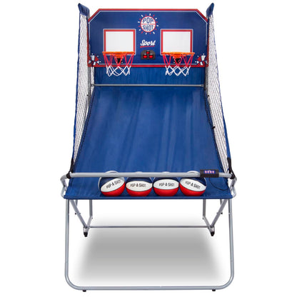 Pop-A-Shot Dual Shot Sport | 2-Hoop Indoor Electronic Arcade Basketball